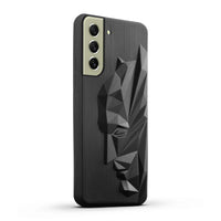 VAKIBO Bat Man 3D Mask Design Black Coloured Soft TPU Back Cover Case With Camera Protection Ring Suitable for Samsung Galaxy S22 Plus