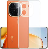 VAKIBO Premium Clear 1.5MM Thick Transparent Soft TPU Rubber Back Cover Case With Camera Protection Suitable for Vivo T3 Pro