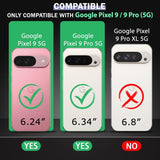 VAKIBO Premium Clear 1.5MM Thick Transparent Soft TPU Rubber Back Cover Case With Camera Protection Suitable for Google Pixel 9