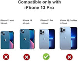 VAKIBO Premium Clear 2MM Thick Transparent Soft TPU Rubber Back Cover Case With Camera Protection Suitable for iPhone 13 Pro