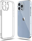 VAKIBO Premium Clear 2MM Thick Transparent Soft TPU Rubber Back Cover Case With Camera Protection Suitable for iPhone 13 Pro
