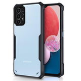 VAKIBO Super Premium Black Border Transparent Case With Corner Protection & Camera Protection Suitable for Samsung Galaxy A72