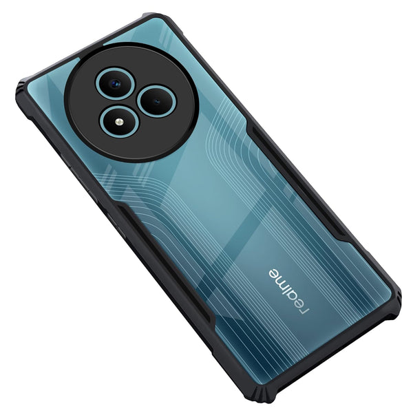 VAKIBO Super Premium Black Border Transparent Case With Corner Protection & Camera Protection Suitable for Realme Narzo 80 Pro