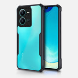 VAKIBO Super Premium Black Border Transparent Case With Corner Protection & Camera Protection Suitable for Vivo V25