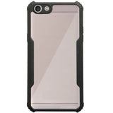 VAKIBO Best Selling Black and Transparent Coloured Made With Soft TPU and Acrylic Back Cover Case With 4 Corner and Camera Protection Suitable for Vivo V5 Plus