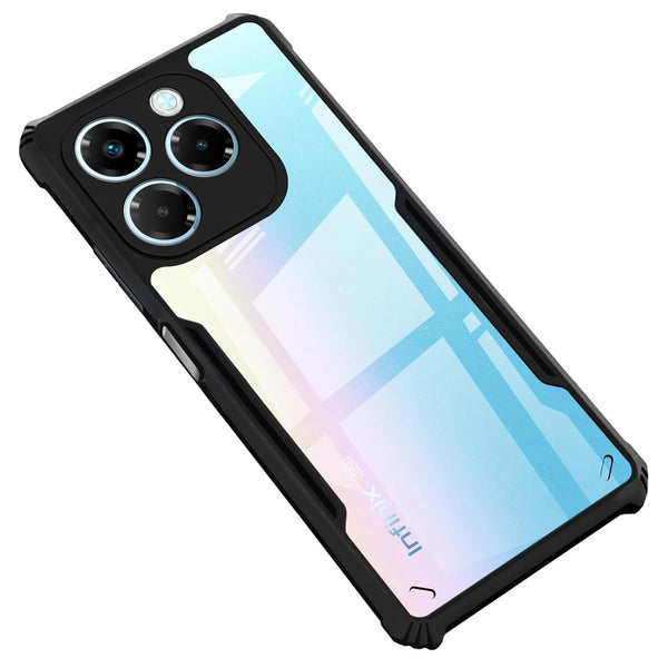 VAKIBO Super Premium Black Border Transparent Case With Corner Protection & Camera Protection Suitable for Infinix Note 40X