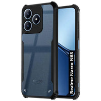 VAKIBO Super Premium Black Border Transparent Case With Corner Protection &Camera Protection Suitable for Realme C61 4G