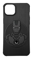 VAKIBO Iron Man Design soft Silicon TPU Back Cover Case With Camera Protection Ring Suitable for iPhone 15