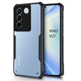 VAKIBO Super Premium Black Border Transparent Case With Corner Protection & Camera Protection Suitable for Vivo V27 PRO