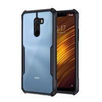 VAKIBO Super Premium Black Border Transparent Case With Corner Protection & Camera Protection Suitable for Poco F1