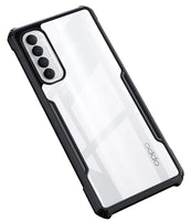 VAKIBO Super Premium Black Border Transparent Case With Corner Protection & Camera Protection Suitable for Oppo Reno 4 Pro