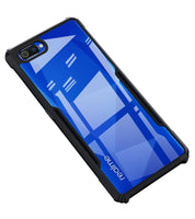 VAKIBO Super Premium Black Border Transparent Case With Corner Protection & Camera Protection Suitable for Realme C2