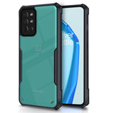 VAKIBO Super Premium Black Border Transparent Case With Corner Protection & Camera Protection Suitable for Oneplus 8T