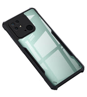 VAKIBO Super Premium Black Border Transparent Case With Corner Protection & Camera Protection Suitable for Mi Redmi 10C
