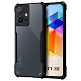 VAKIBO Super Premium Black Border Transparent Case With Corner Protection & Camera Protection Suitable for Vivo iqoo Z6
