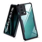 VAKIBO Super Premium Black Border Transparent Case With Corner Protection & Camera Protection Suitable for Oppo F19s