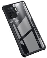 VAKIBO Super Premium Black Border Transparent Case With Corner Protection & Camera Protection Suitable for Oppo F19 Pro