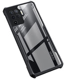 VAKIBO Super Premium Black Border Transparent Case With Corner Protection & Camera Protection Suitable for Oppo F19 Pro
