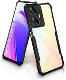 VAKIBO Super Premium Black Border Transparent Case With Corner Protection & Camera Protection Suitable for Realme Narzo N55