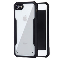 VAKIBO Best Selling Black and Transparent Coloured Made With Soft TPU and Acrylic Back Cover Case With 4 Corner and Camera Protection Suitable for iPhone 6 Plus