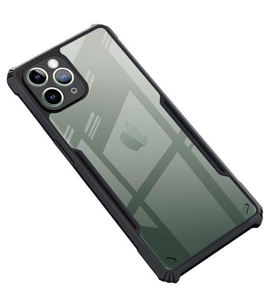 VAKIBO Super Premium Black Border Transparent Case With Corner Protection & Camera Protection Suitable for iPhone 11 Pro Max