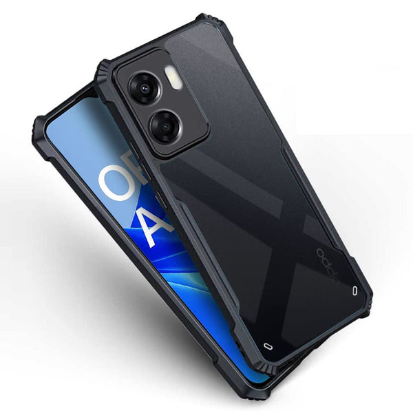 VAKIBO Super Premium Black Border Transparent Case With Corner Protection & Camera Protection Suitable for Oppo K10 5G