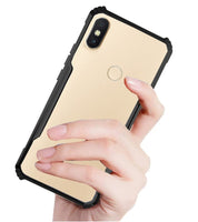 VAKIBO Super Premium Black Border Transparent Case With Corner Protection & Camera Protection Suitable for Mi Redmi Y2