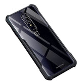 VAKIBO Super Premium Black Border Transparent Case With Corner Protection & Camera Protection Suitable for OnePlus 6