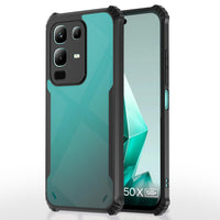 VAKIBO Super Premium Black Border Transparent Case With Corner Protection & Camera Protection Suitable for Infinix Note 50X
