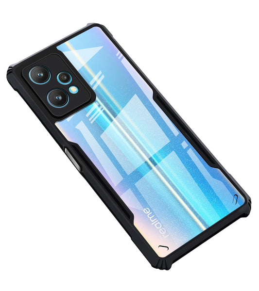 VAKIBO Super Premium Black Border Transparent Case With Corner Protection & Camera Protection Suitable for Realme V25