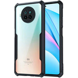 VAKIBO Super Premium Black Border Transparent Case With Corner Protection & Camera Protection Suitable for Mi 10i