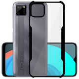 VAKIBO Best Selling Black and Transparent Back Cover Case Made With Soft TPU and Acrylic With 4 Corner and Camera Protection Suitable for Realme C11