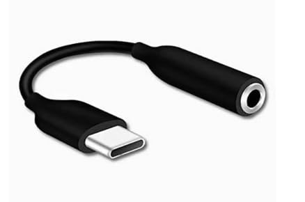 Type-C To 3.5 MM AUX Connector(Black)