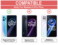 VAKIBO Super Premium Black Border Transparent Case With Corner Protection & Camera Protection Suitable for Realme 9 ProPlus