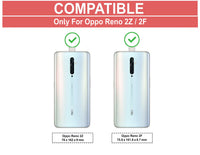 VAKIBO Super Premium Black Border Transparent Case With Corner Protection & Camera Protection Suitable for Oppo Reno 2Z
