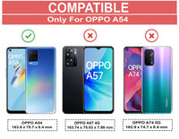 VAKIBO Super Premium Black Border Transparent Case With Corner Protection & Camera Protection Suitable for Oppo A54
