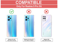 VAKIBO Super Premium Black Border Transparent Case With Corner Protection & Camera Protection Suitable for Realme V25