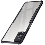 VAKIBO Super Premium Black Border Transparent Case With Corner Protection & Camera Protection Suitable for Samsung M51