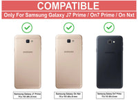 VAKIBO Super Premium Black Border Transparent Case With Corner Protection & Camera Protection Suitable for Samsung J7 Prime / On NXT  /On7 Prime