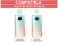 VAKIBO Super Premium Black Border Transparent Case With Corner Protection & Camera Protection Suitable for Mi 10i