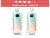 VAKIBO Super Premium Black Border Transparent Case With Corner Protection & Camera Protection Suitable for Mi 10i
