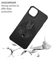 VAKIBO Iron Man Design soft Silicon TPU Back Cover Case With Camera Protection Ring Suitable for iPhone 15
