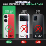VAKIBO Super Premium Black Border Transparent Case With Corner Protection & Camera Protection Suitable for Iqoo Neo 9 Pro