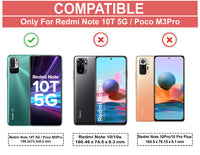 VAKIBO Super Premium Black Border Transparent Case With Corner Protection & Camera Protection Suitable for Mi Poco M3 Pro