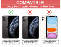 VAKIBO Super Premium Black Border Transparent Case With Corner Protection & Camera Protection Suitable for iPhone 11 Pro Max