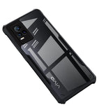 VAKIBO Super Premium Black Border Transparent Case With Corner Protection & Camera Protection Suitable for Vivo V21E