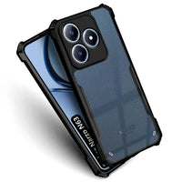 VAKIBO Super Premium Black Border Transparent Case With Corner Protection &Camera Protection Suitable for Realme C61 4G