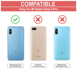 VAKIBO Super Premium Black Border Transparent Case With Corner Protection & Camera Protection Suitable for MI Redmi Note 6 Pro