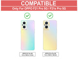 VAKIBO Super Premium Black Border Transparent Case With Corner Protection & Camera Protection Suitable for Oppo F21S Pro 5G