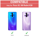VAKIBO Best Selling Black and Transparent Coloured Made With Soft TPU and Acrylic Back Cover Case With 4 Corner and Camera Protection Suitable for Realme K30